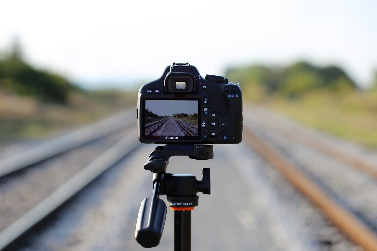 Image - camera on railway photo on rail