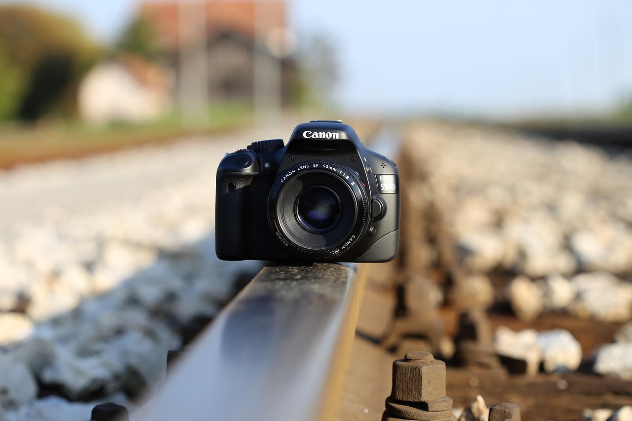 Image - camera on railway photo on rail
