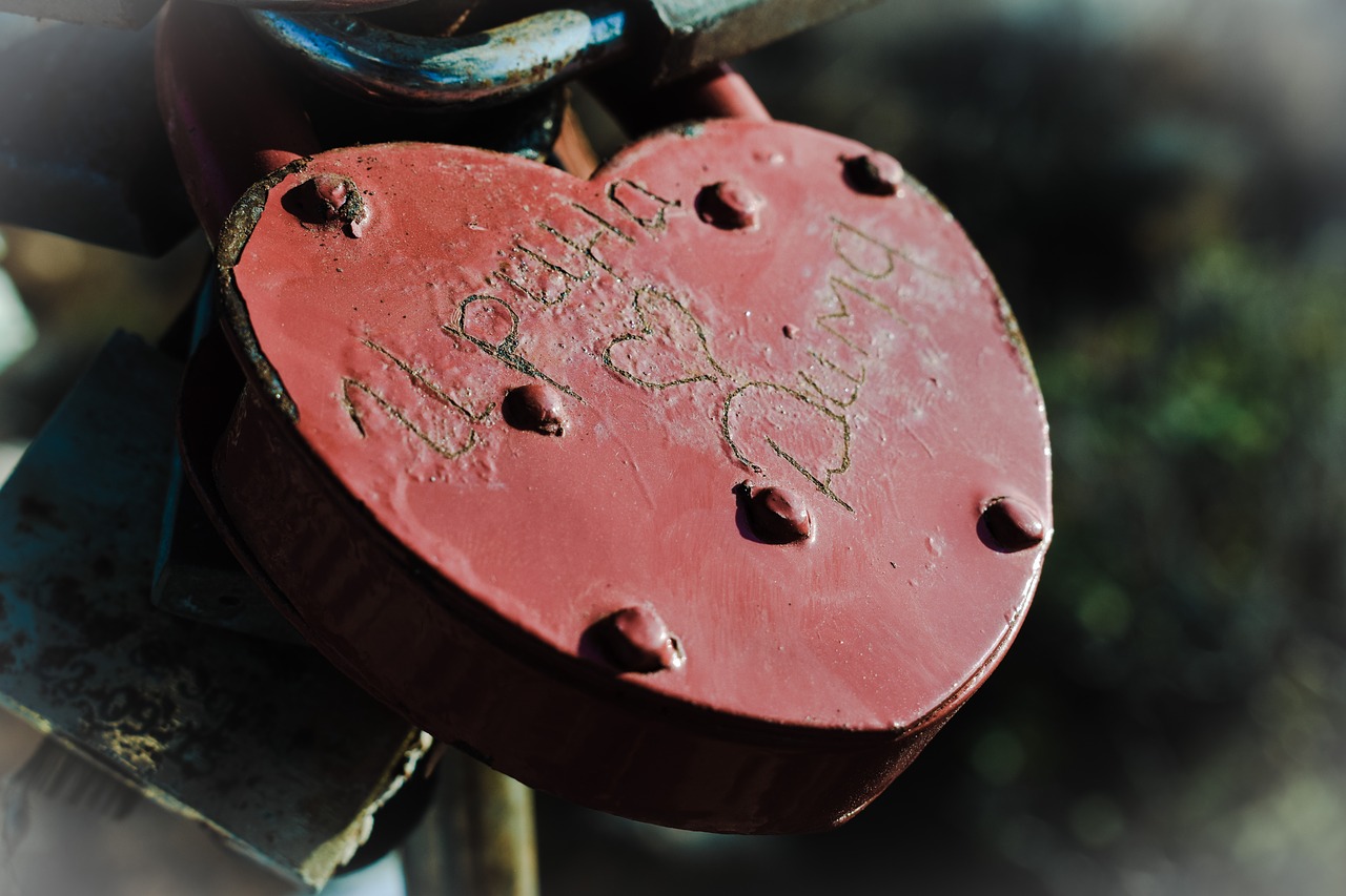 Image - love padlock lover s bridge heart