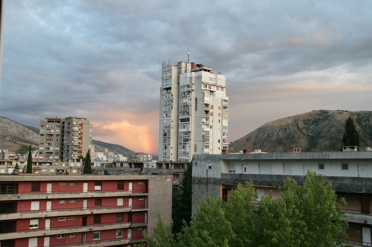 Image - city mostar rainbow architecture