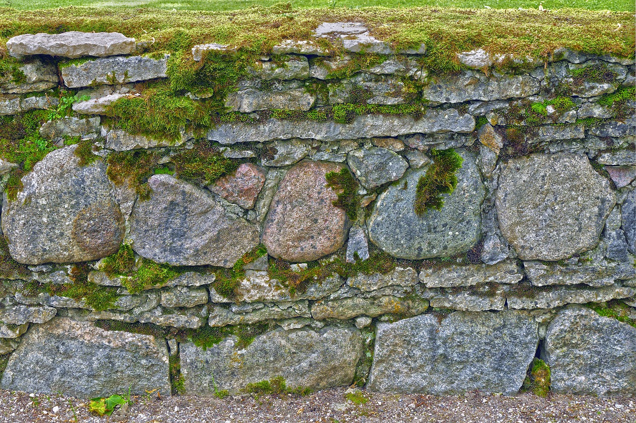 Image - stone wall dry stone wall masonry