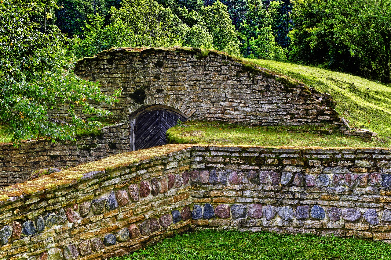 Image - dry stone wall keller storage cellar