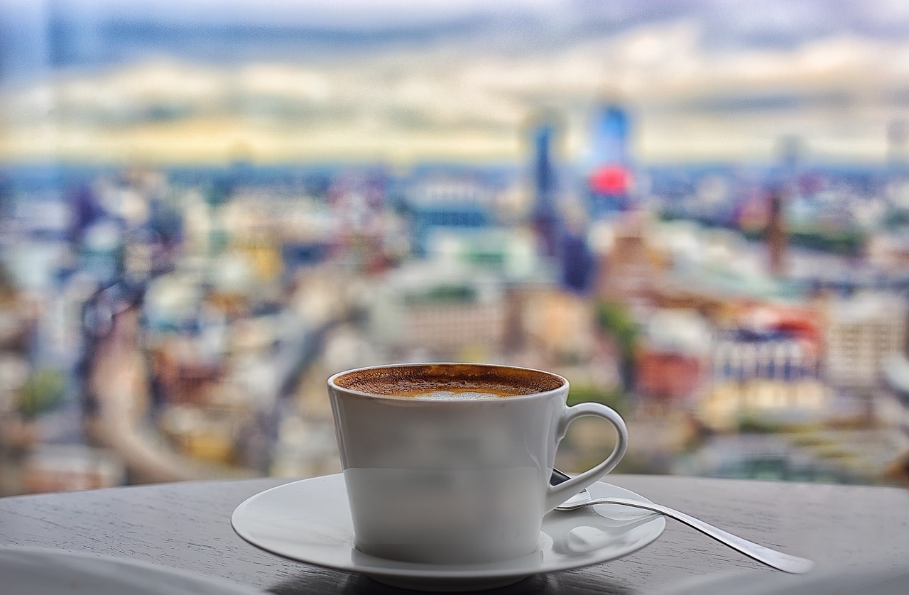 Image - shard coffee cup london morning