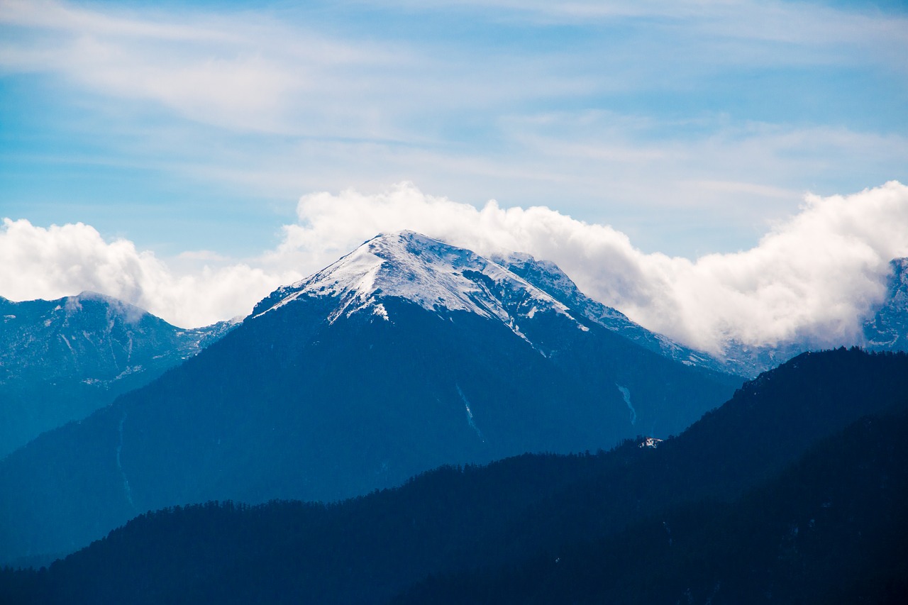 Image - mountains hills nature bhutan