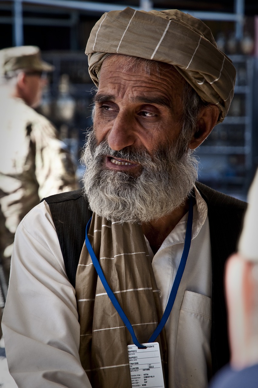 Image - old man beard aging afghanistan