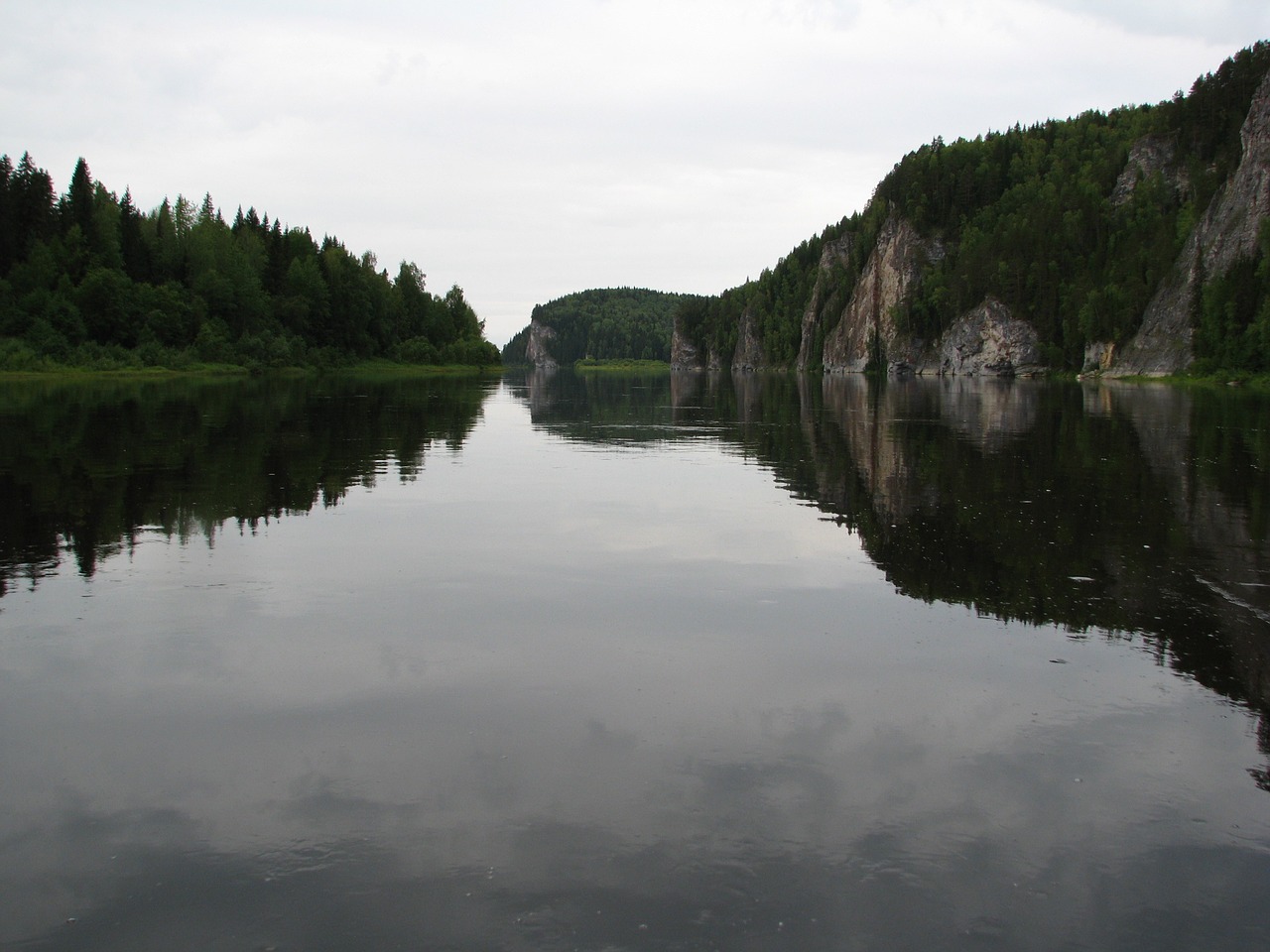 Image - the vishera river perm krai sky