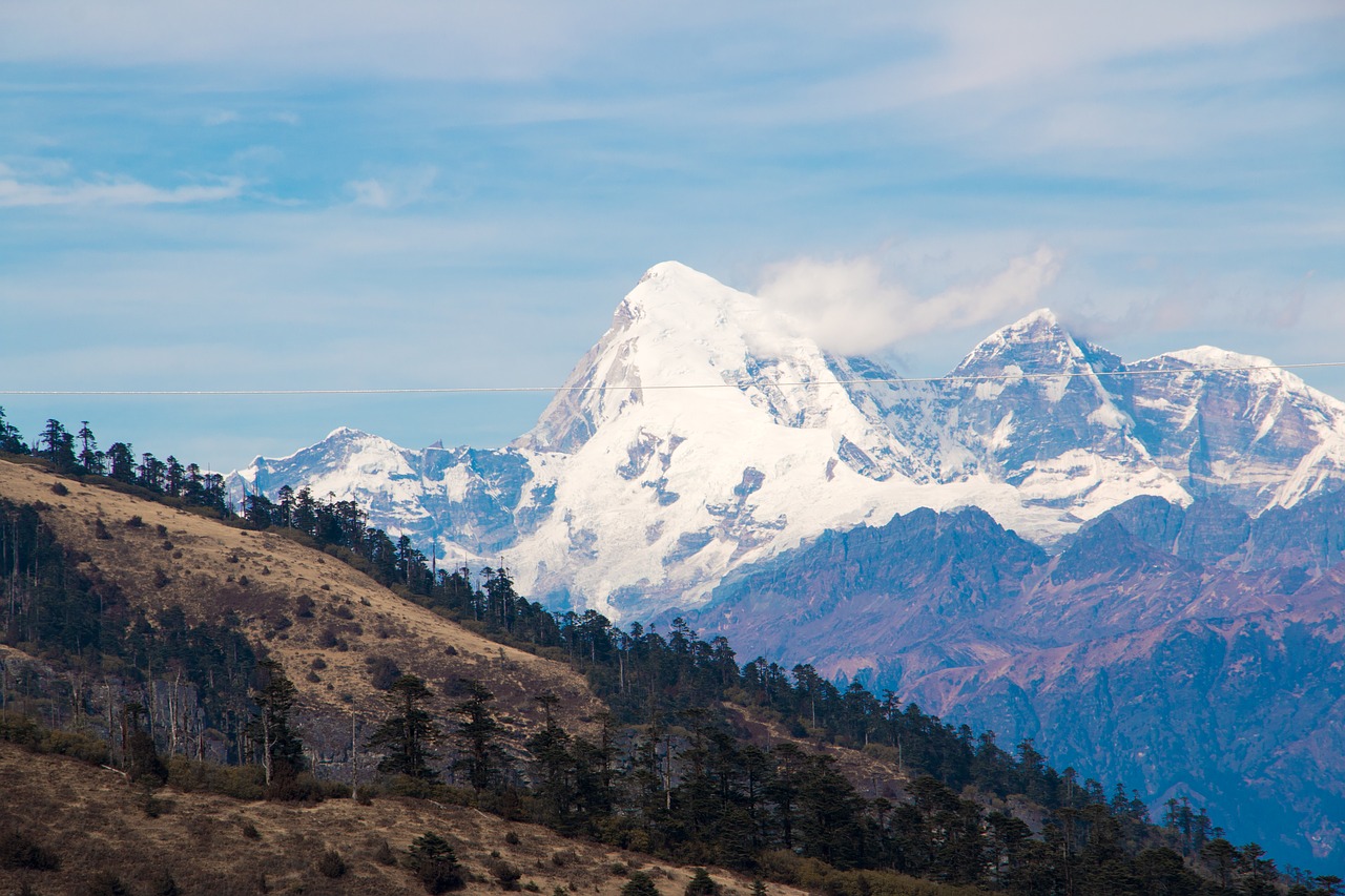 Image - bhutan mountains chelela pass