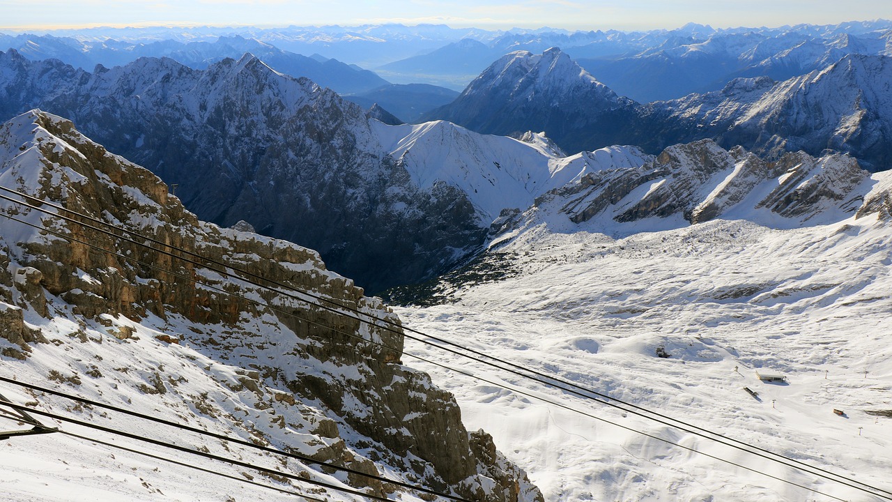 Image - zugspitze panorama sunshine