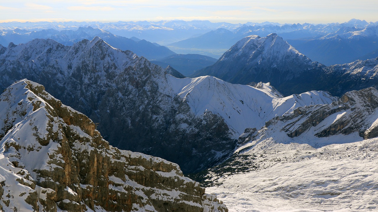 Image - zugspitze panorama sunshine