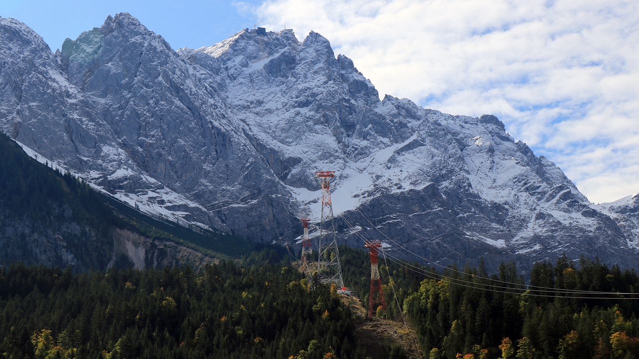 Image - zugspitze sunshine mountains