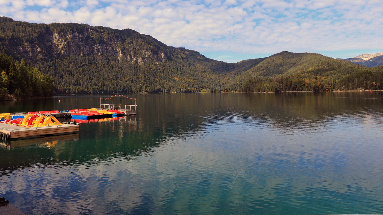 Image - eibsee lakeside autumn mood