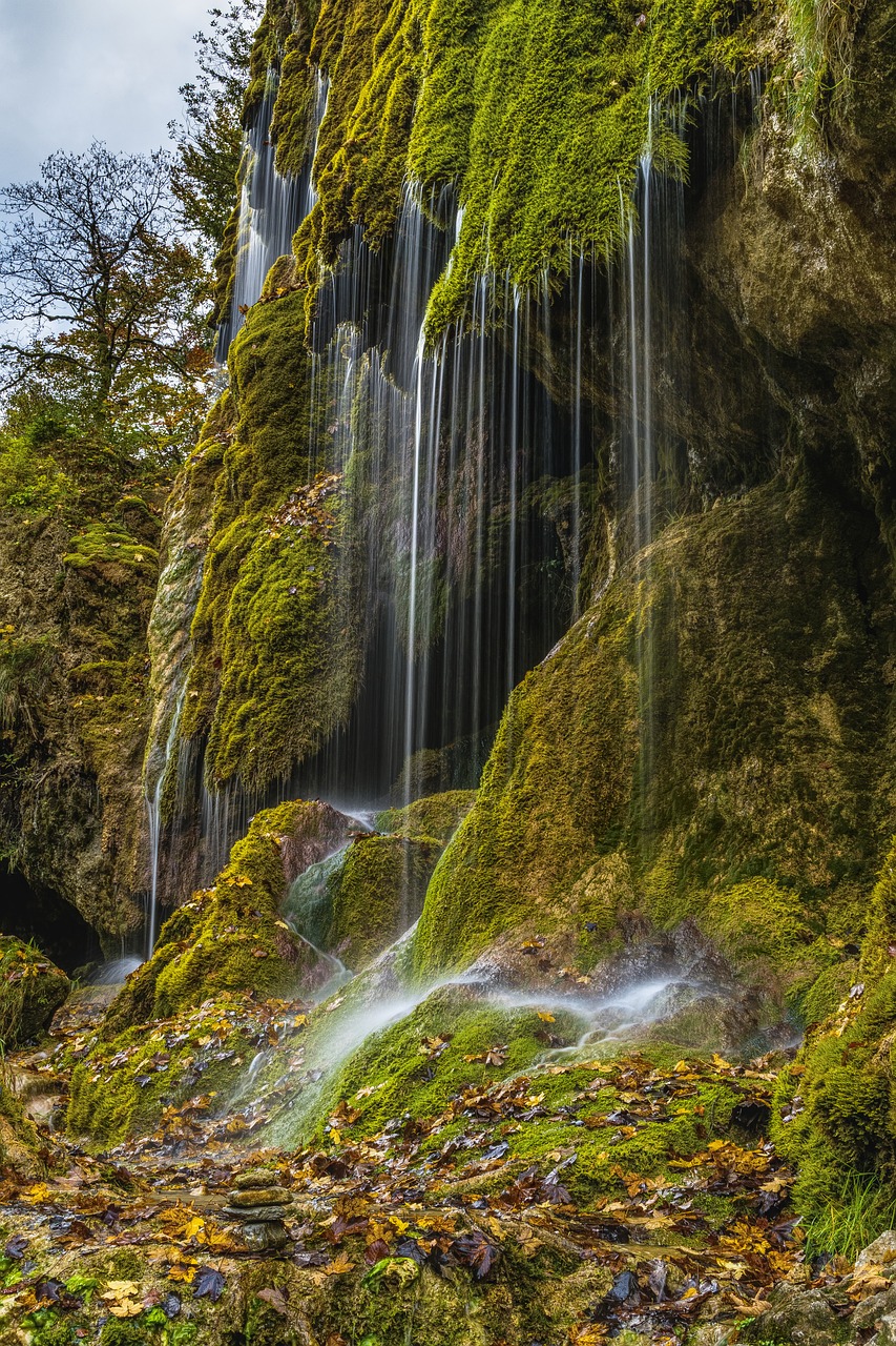 Image - veil cases waterfall autumn alpine