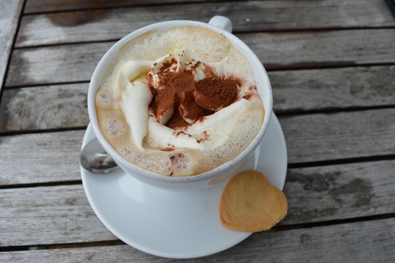 Image - coffee cookie cappuccino enjoy