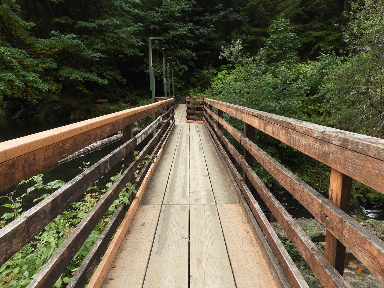 Image - bridge path wooden outdoor