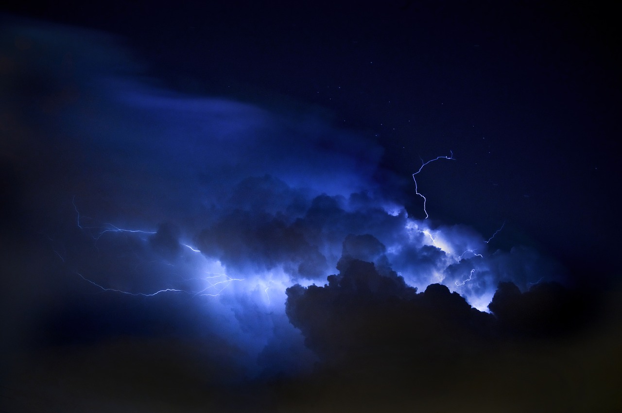 Image - lightning weather sky nature
