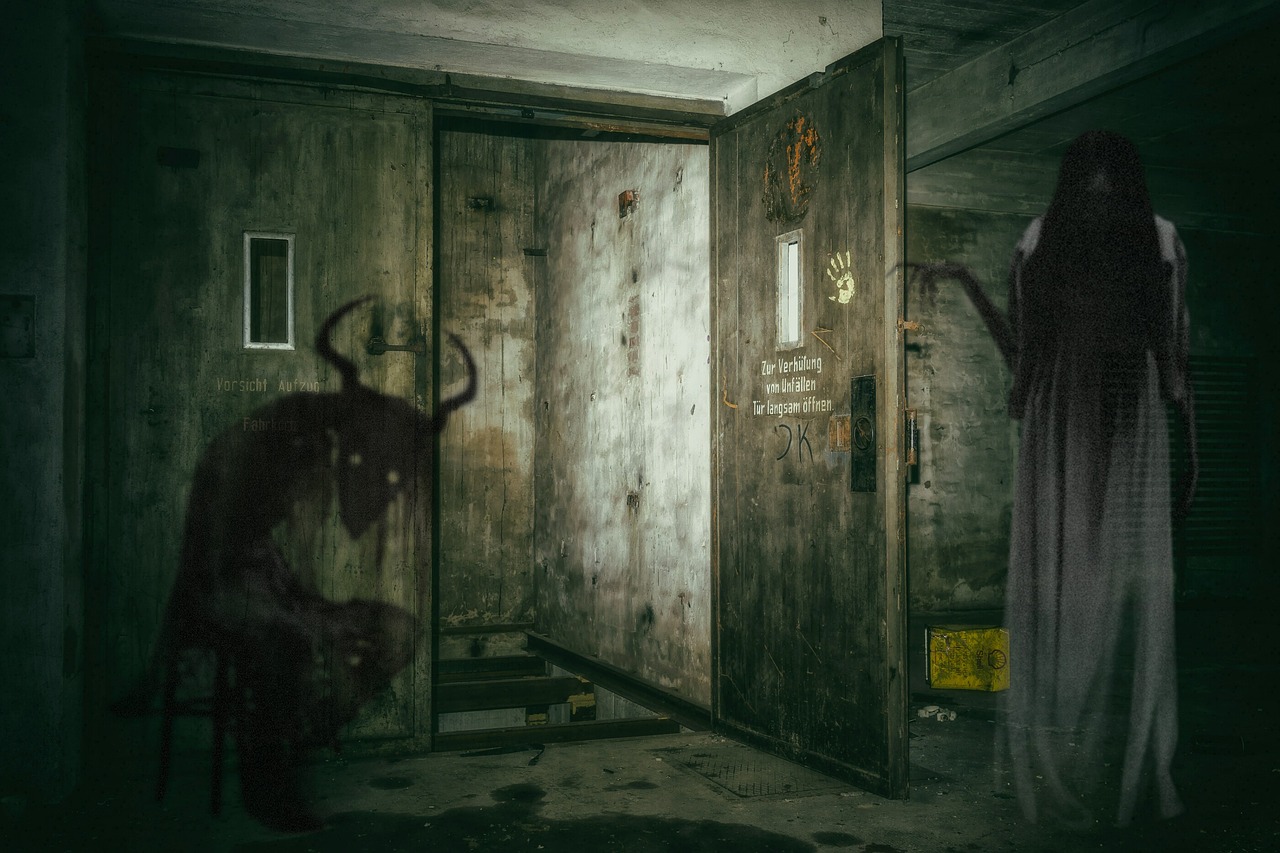 Image - creepy ghosts abandoned building