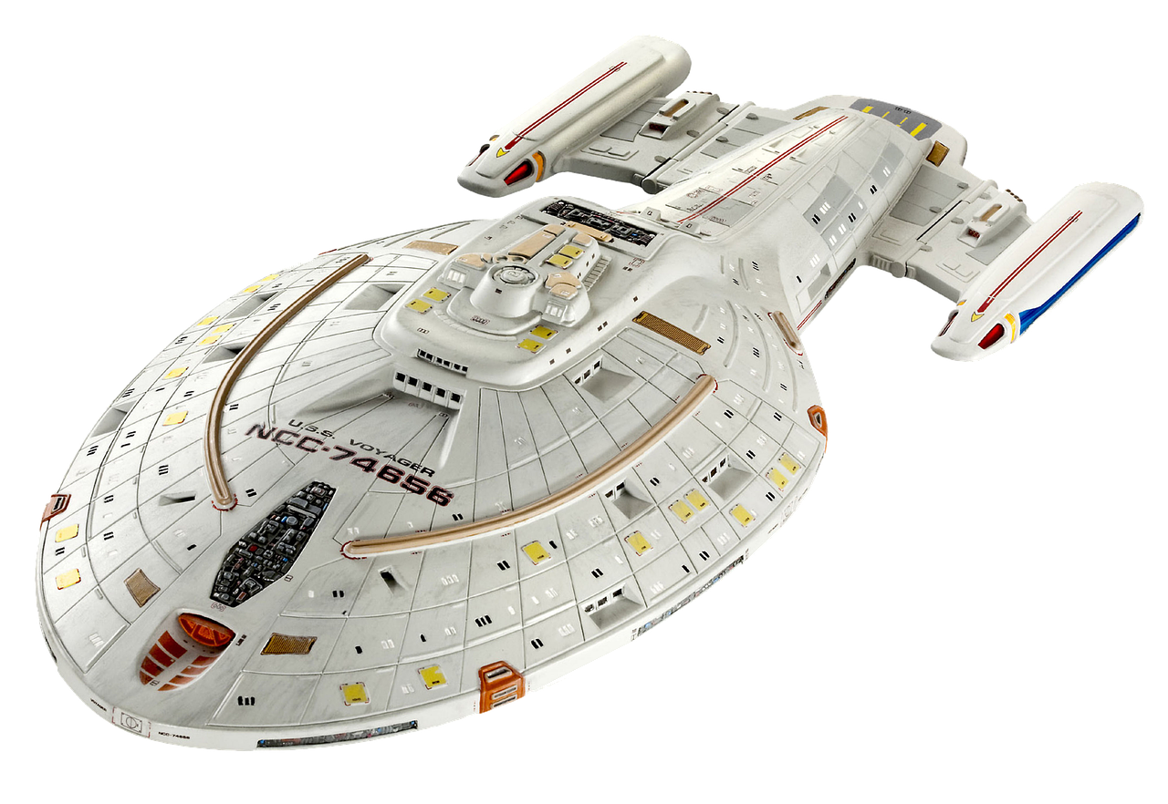 Image - spaceship star trek model isolated