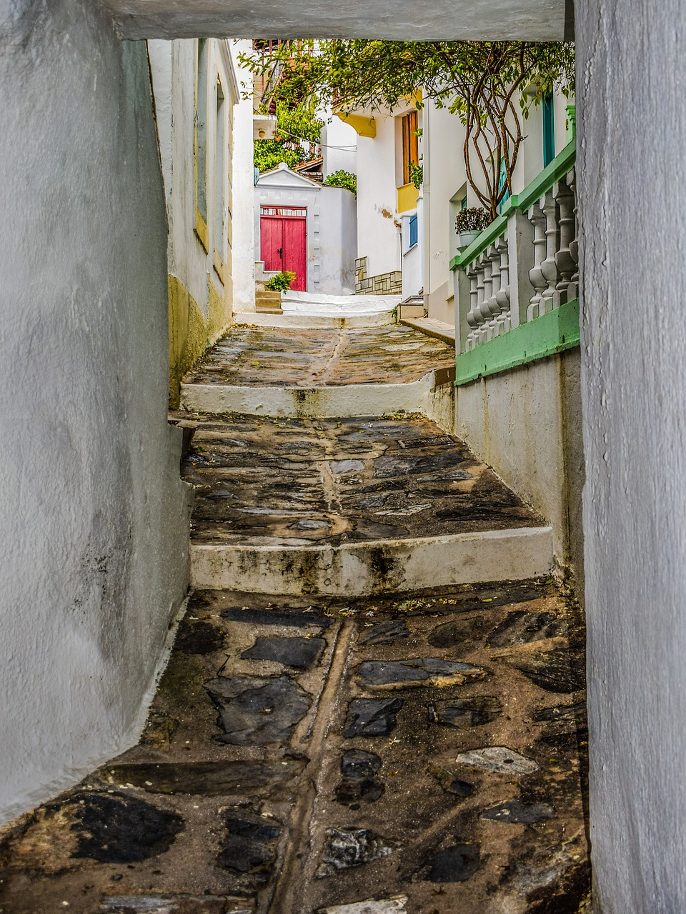 Image - greece skopelos chora village