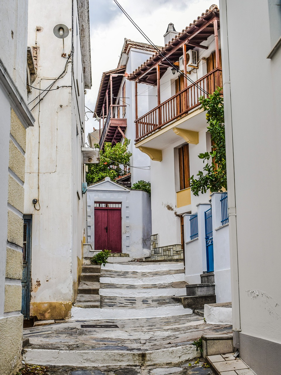 Image - greece skopelos chora village
