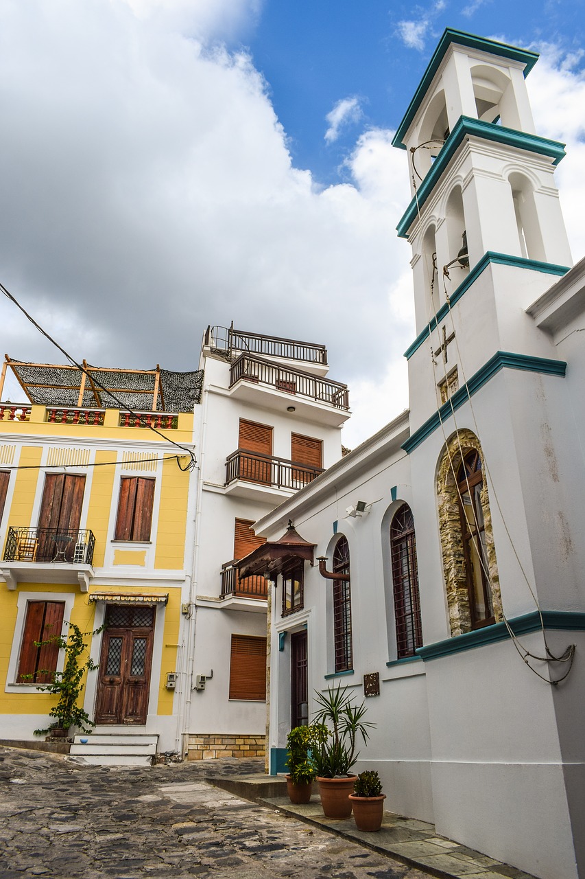 Image - church belfry tower houses