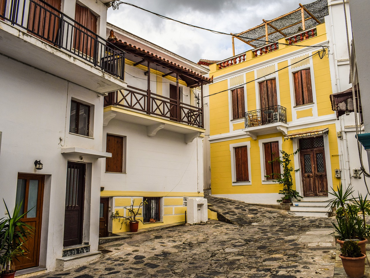 Image - greece skopelos chora village