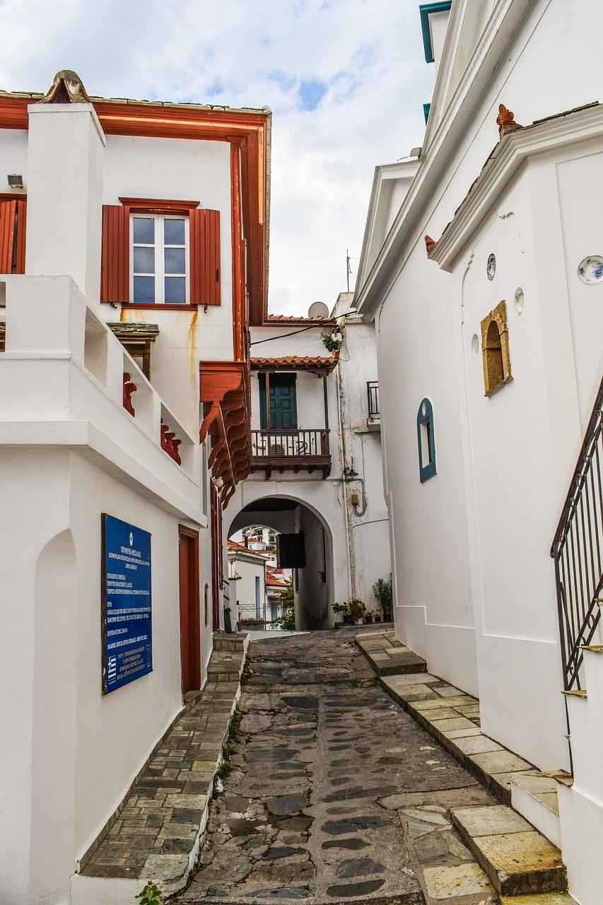 Image - greece skopelos chora village