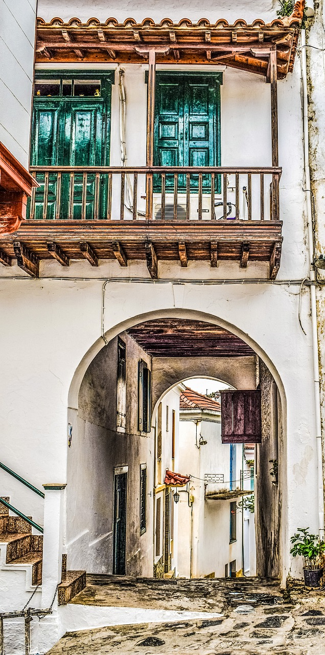 Image - greece skopelos chora village