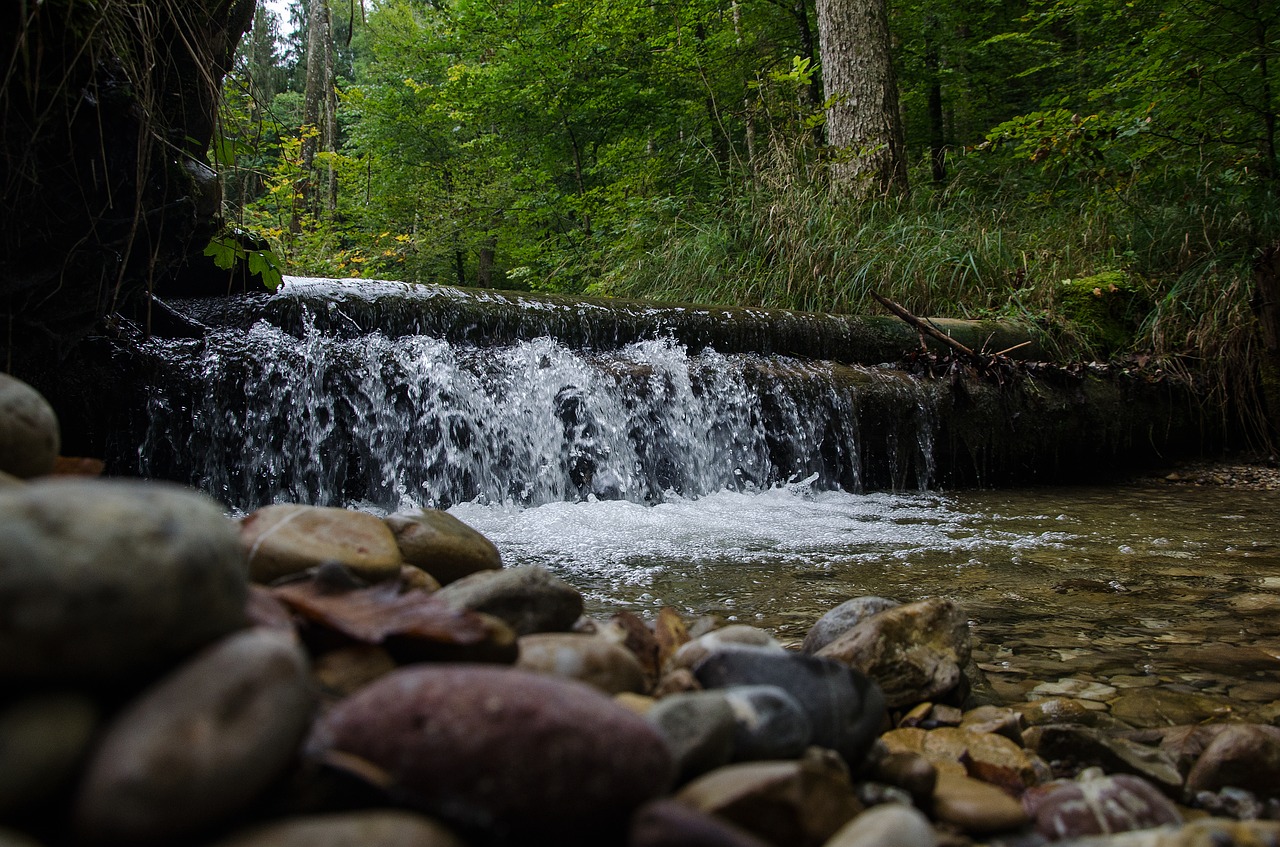 Image - waterfall pflätschern bach stones