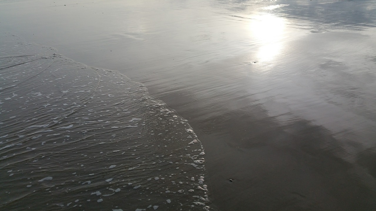 Image - beach washed beach sandy beach wave