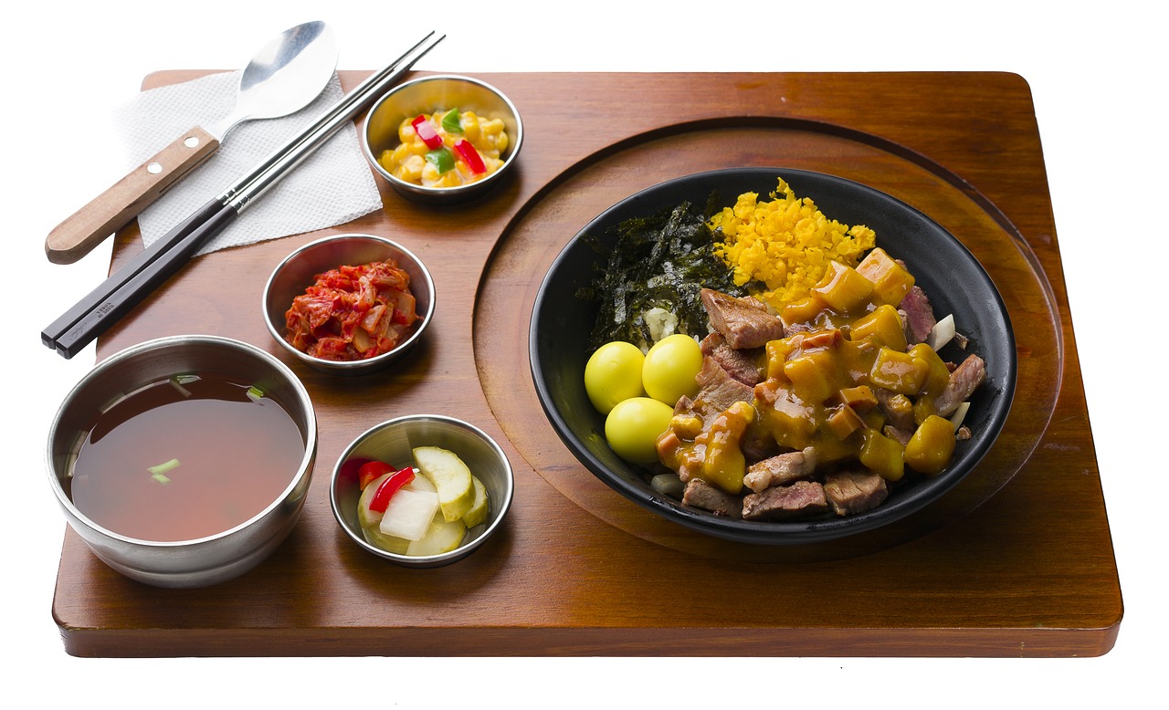Image - meat bibimbap zhang china kimchi