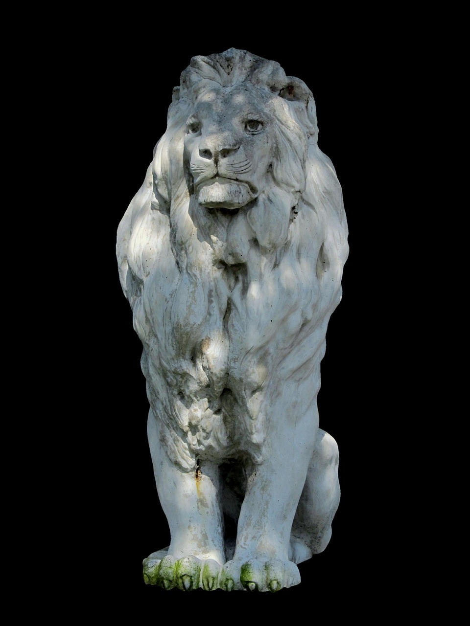 Image - stone lion lion stone figure