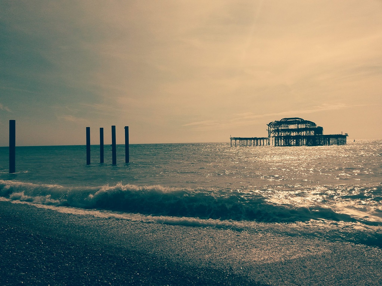 Image - old pier brighton uk