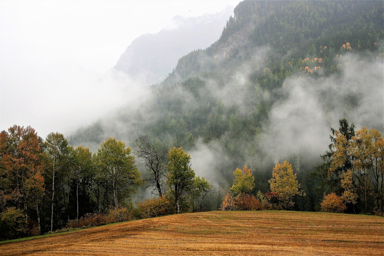 Image - fall mountains tops peace of mind