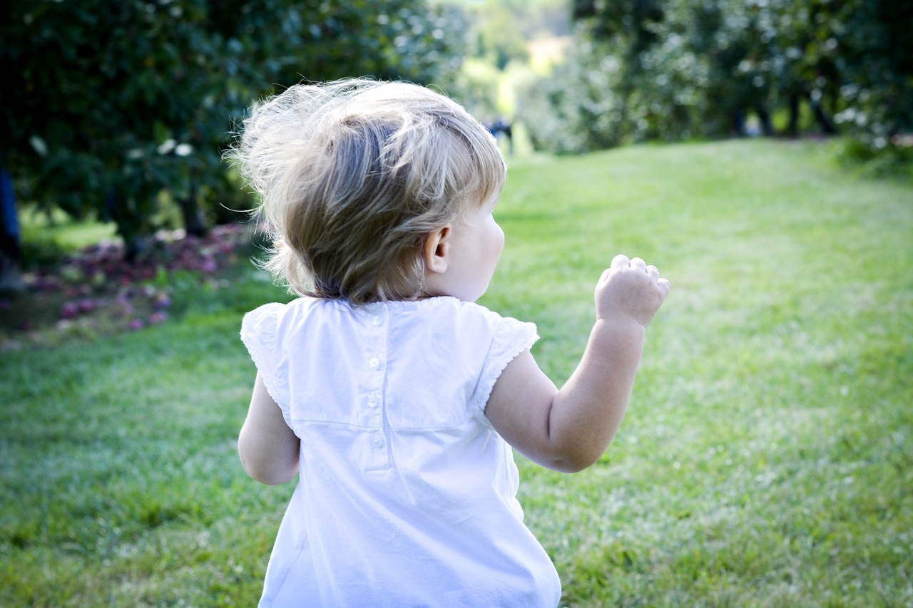 Image - nature child run young child