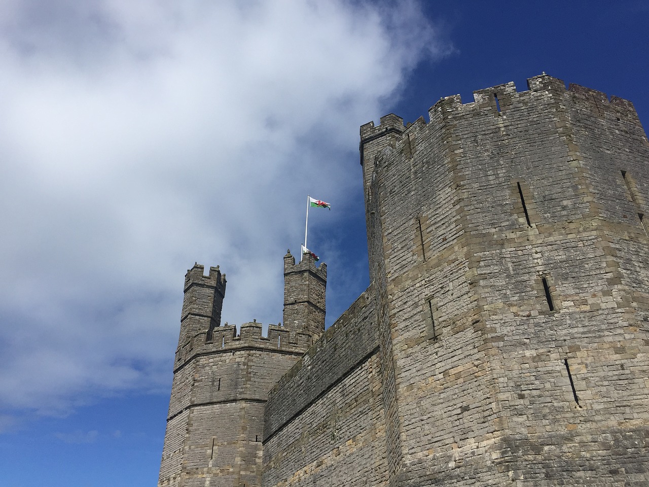 Image - wales castle grey blue old