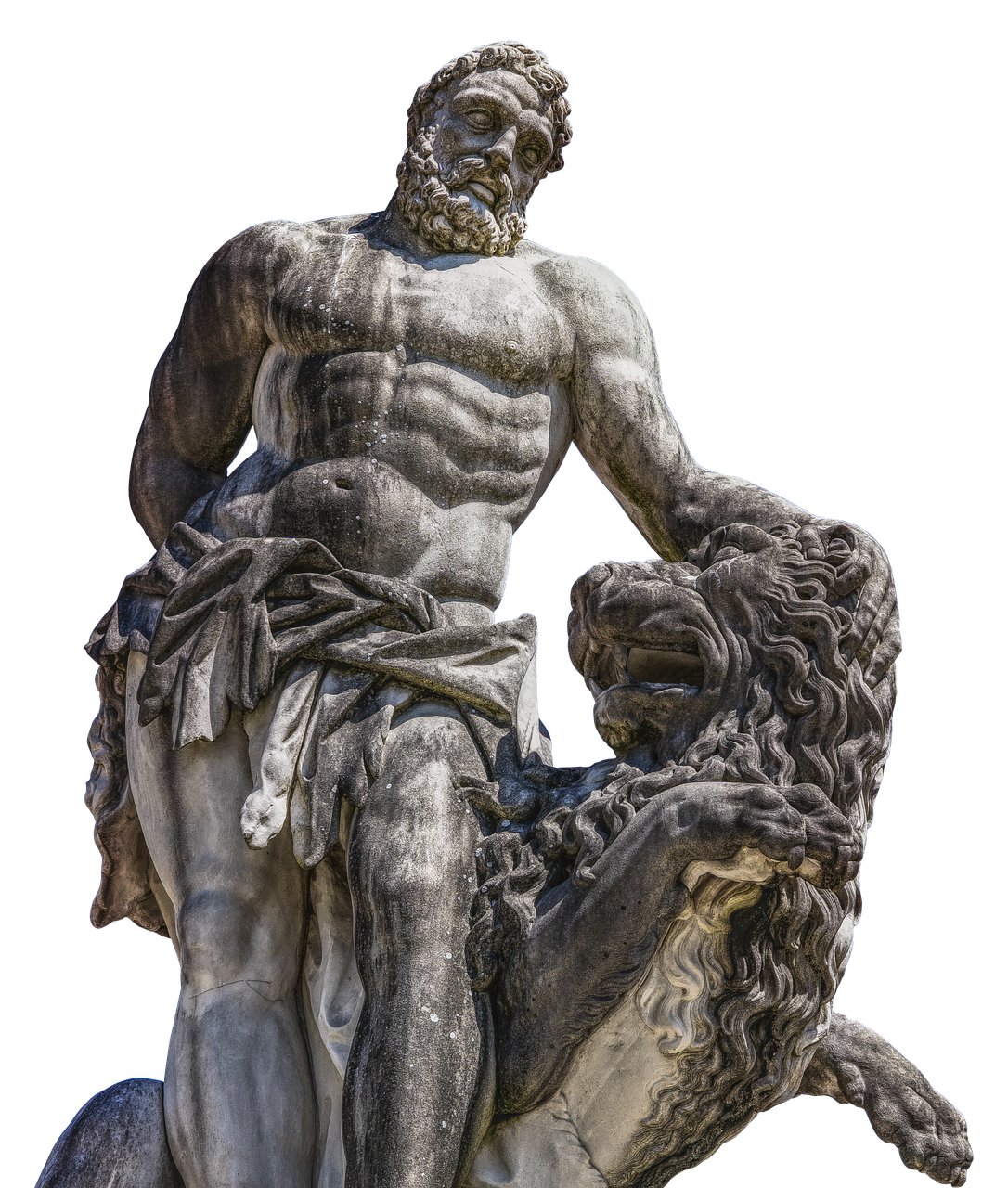 Image - statue hercules lion figure