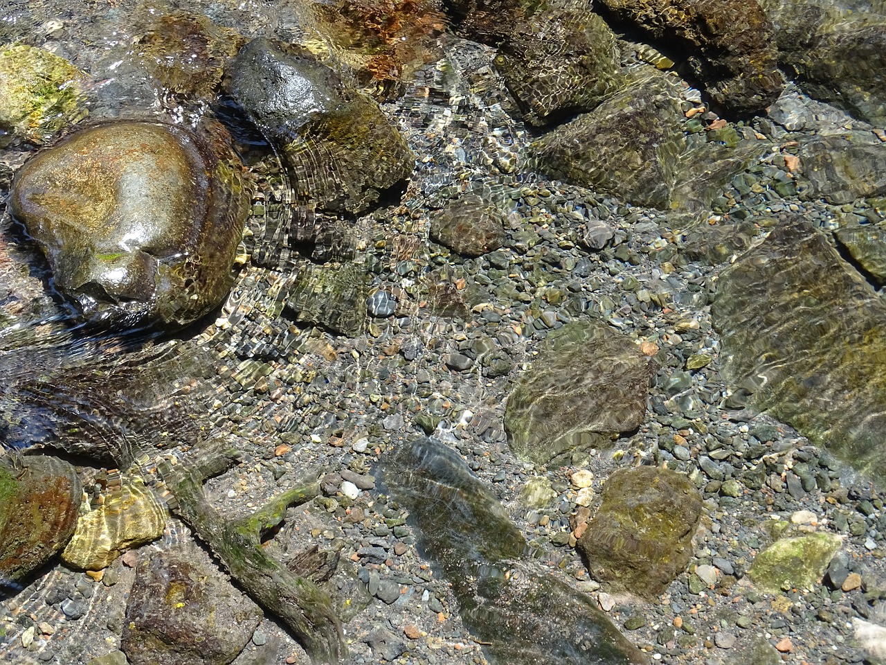 Image - water river nature balance stones