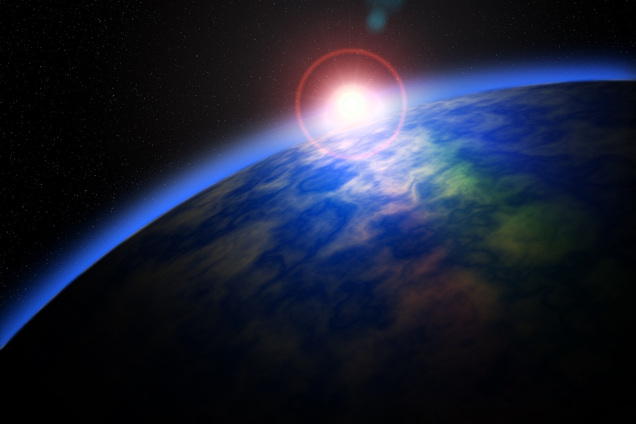 Image - space star planet sun sunrise