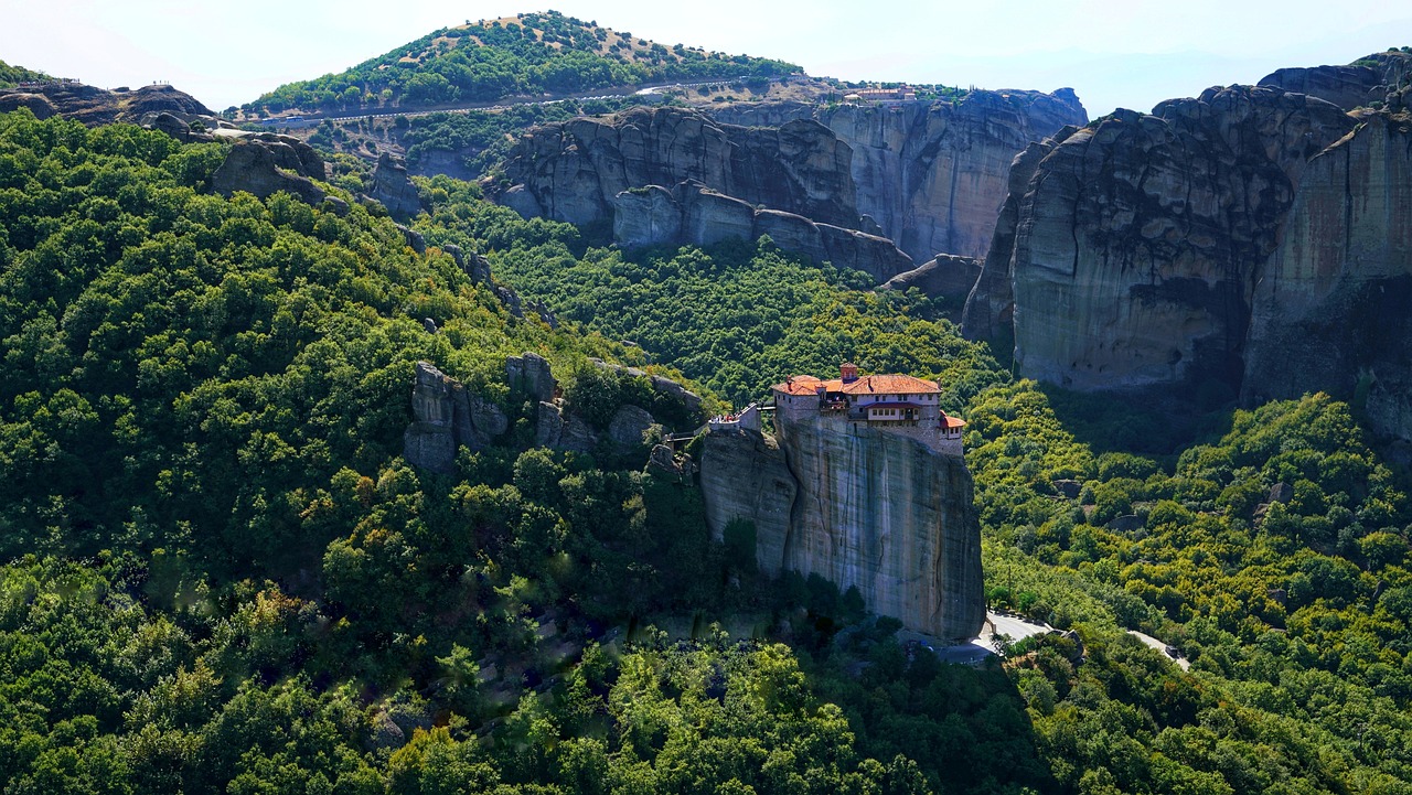 Image - meteora greece monastery rocks