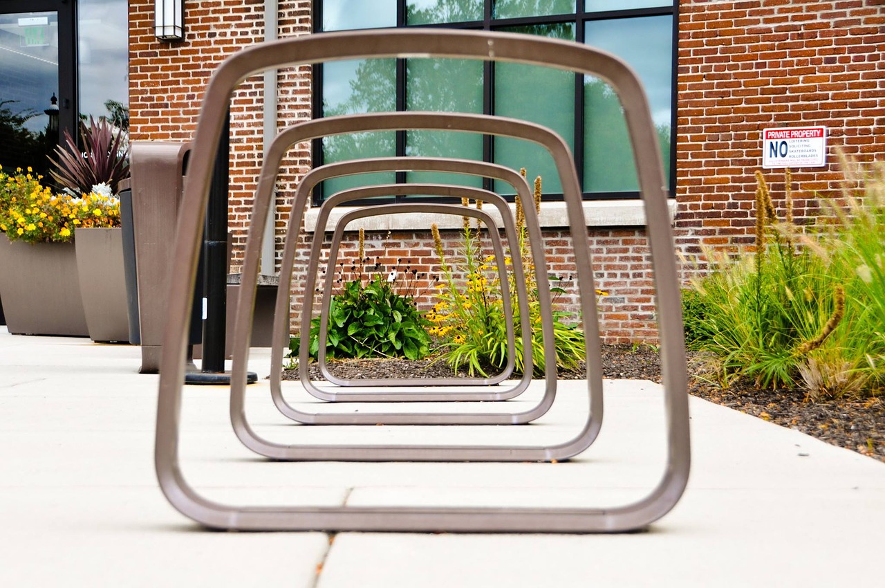 Image - bike rack perspective rack urban