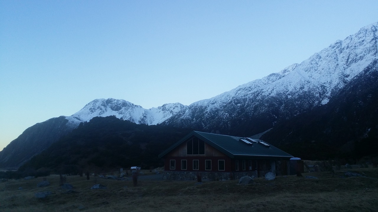 Image - mountains snow mount cook scenic