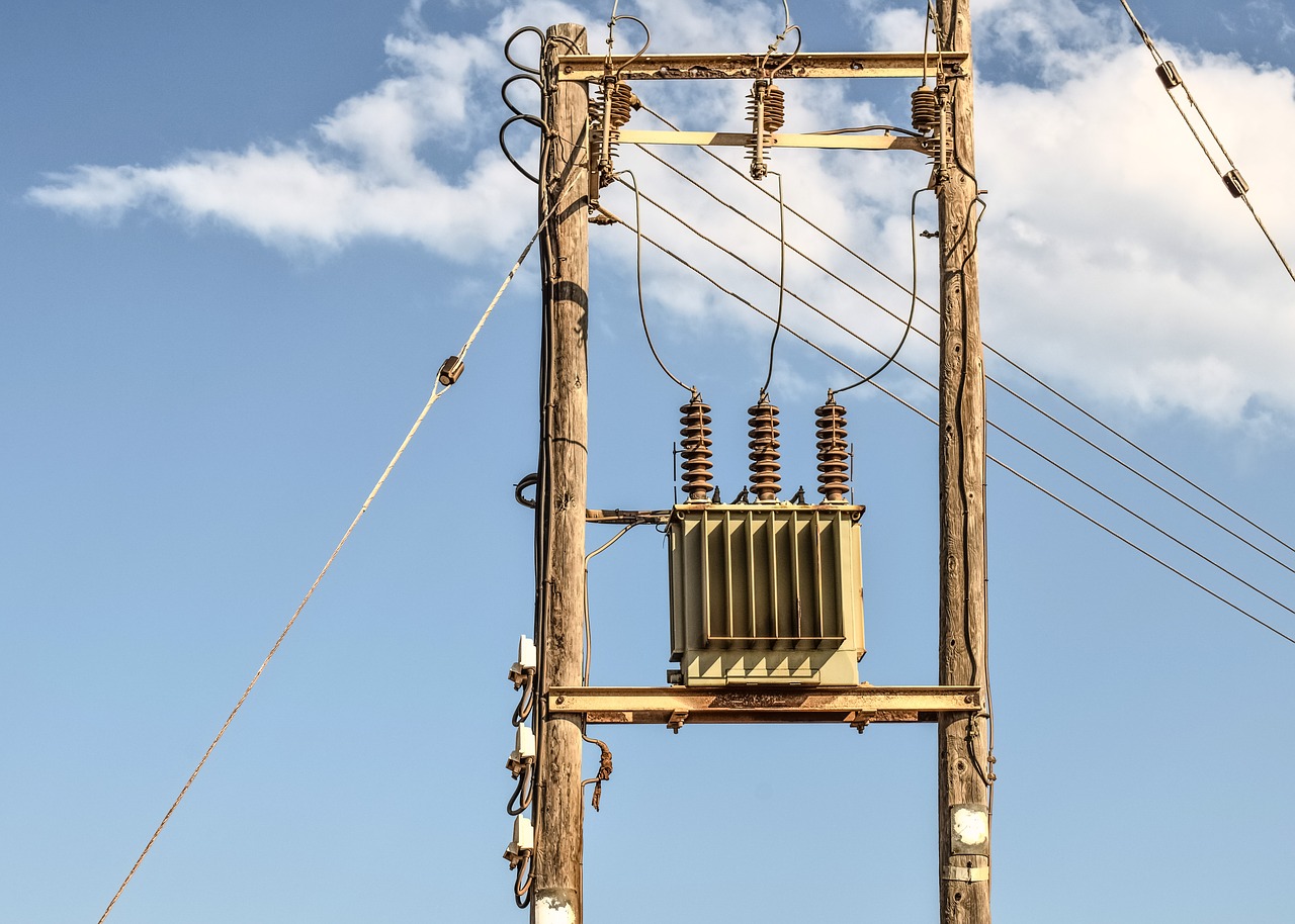Image - pole electricity transformer power