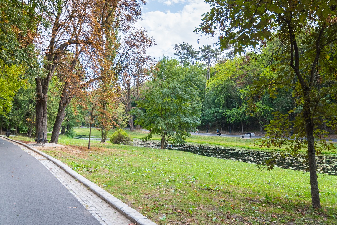 Image - park lamppost time nature craiova