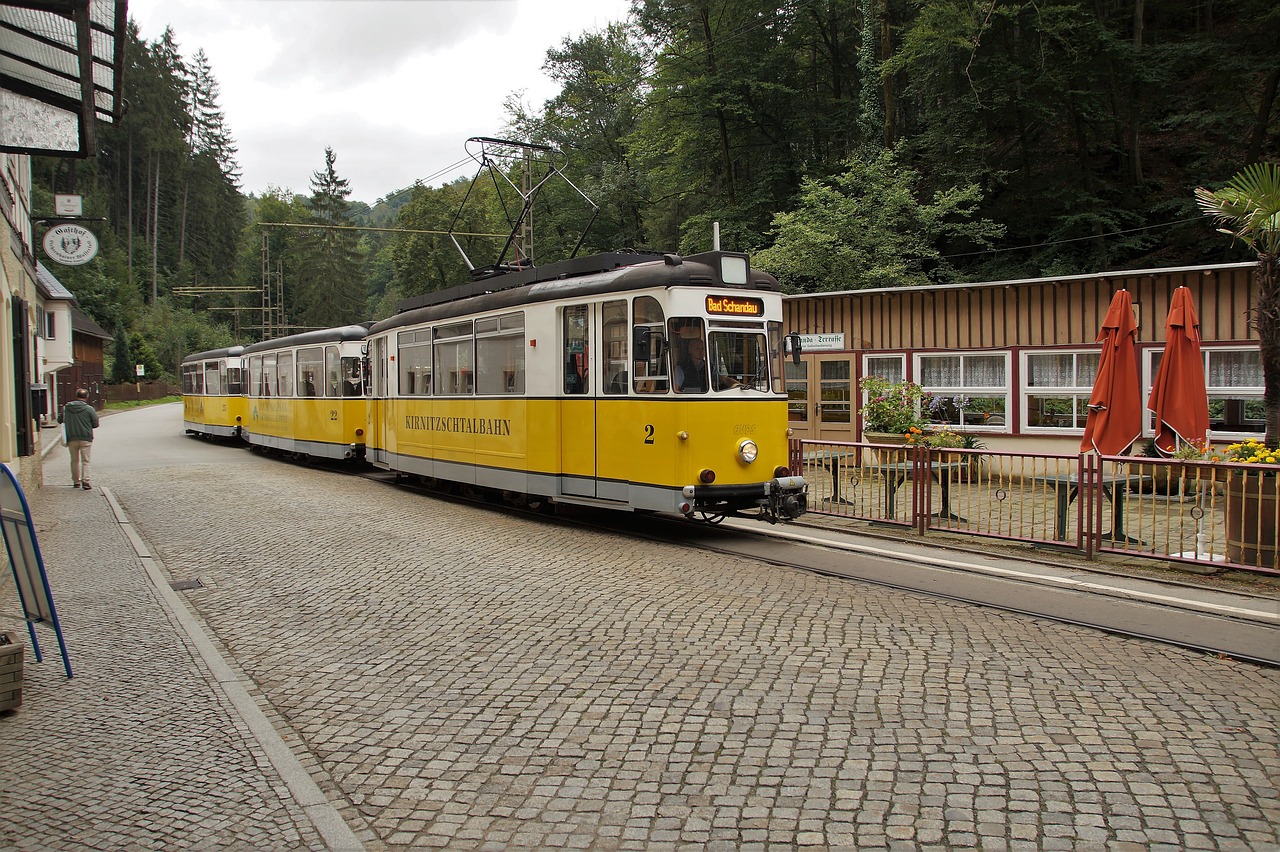 Image - the tram bad schandau spa town