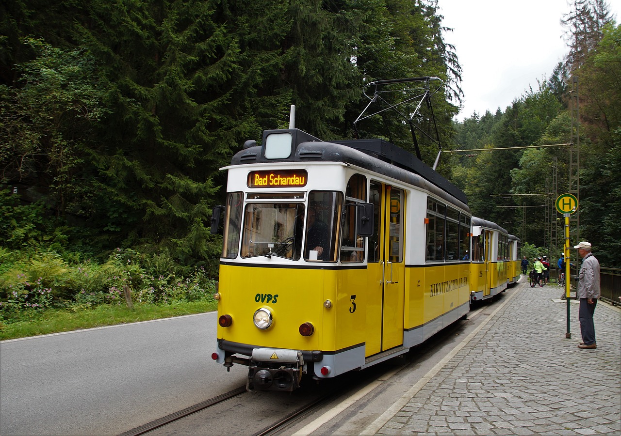 Image - the tram bad schandau spa town