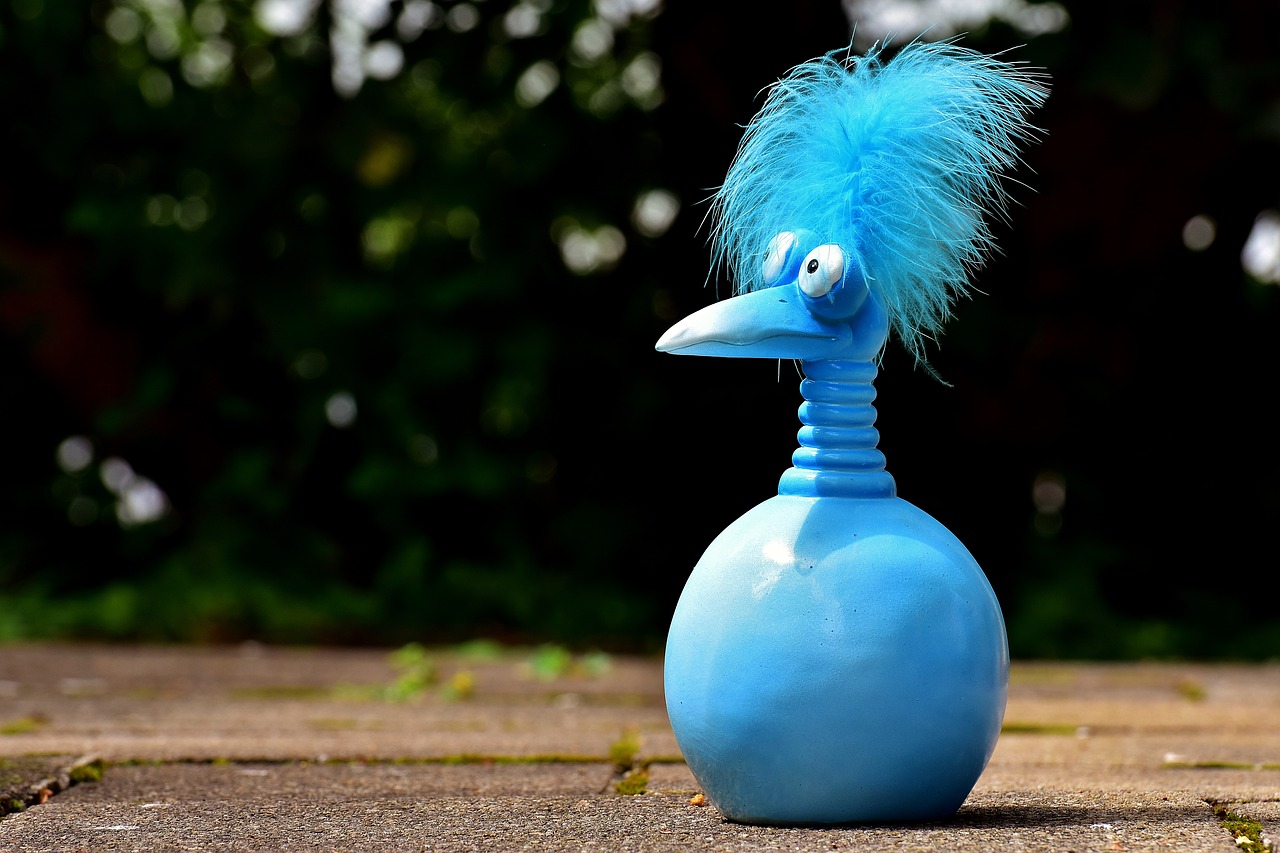 Image - joker blue funny weird bird cute