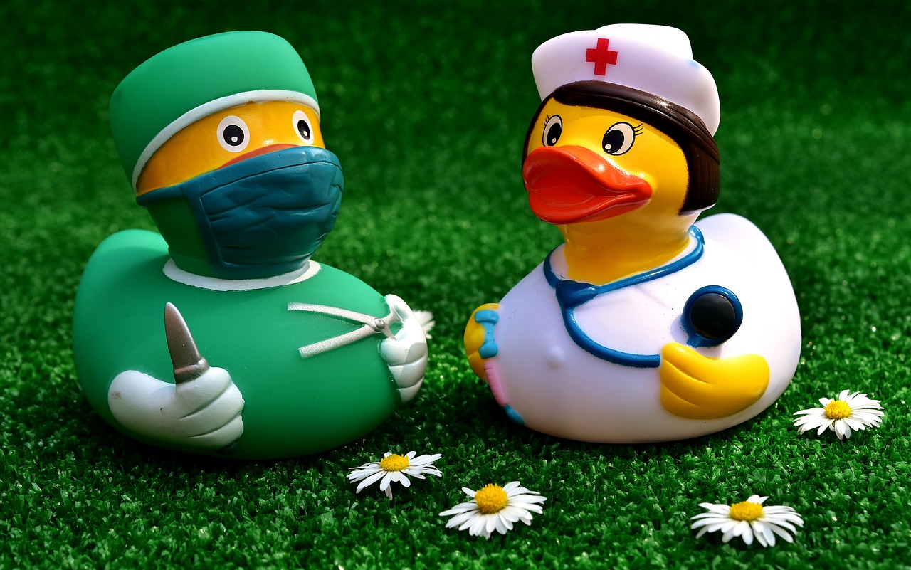 Image - surgeon operation rubber duck nurse