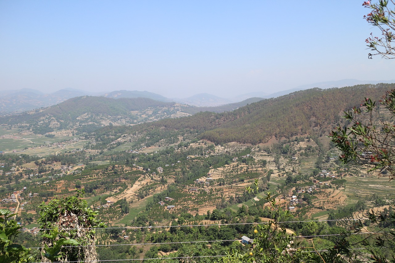 Image - nepal travel landscape town