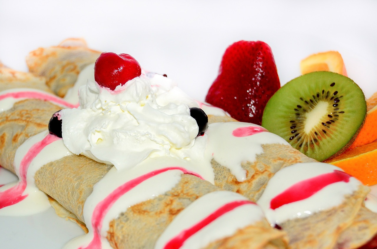 Image - pancakes dessert fruit sweets