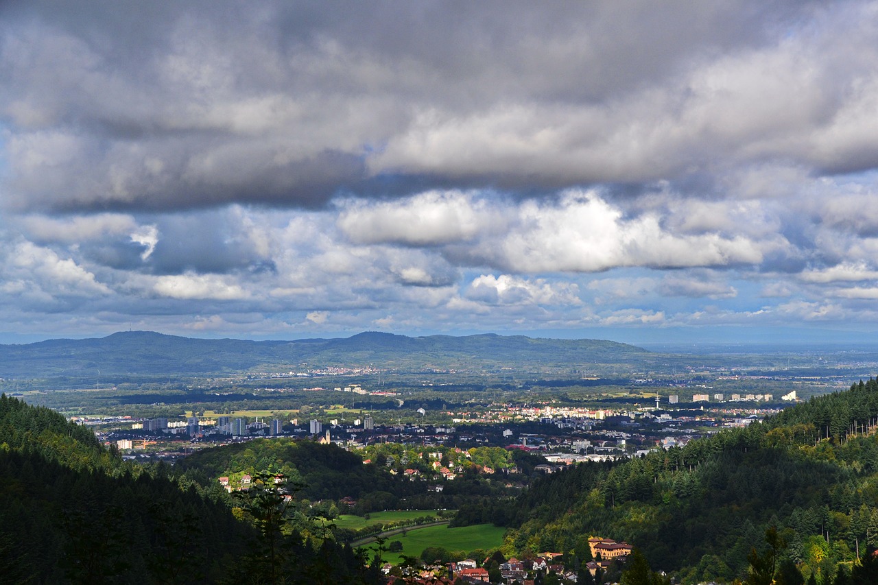 Image - black forest freiburg clouds